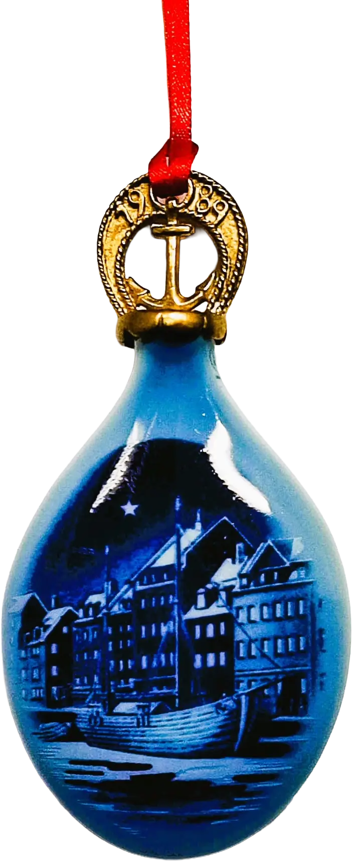 1989 · Bing & Gorndahl Christmas Drop - Goccia di natale intitolata Christmas Anchorage