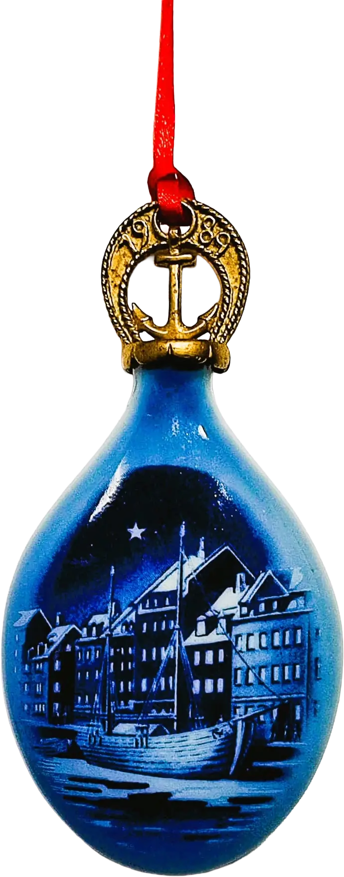 1989 · Bing & Gorndahl Christmas Drop - Goccia di natale intitolata Christmas Anchorage