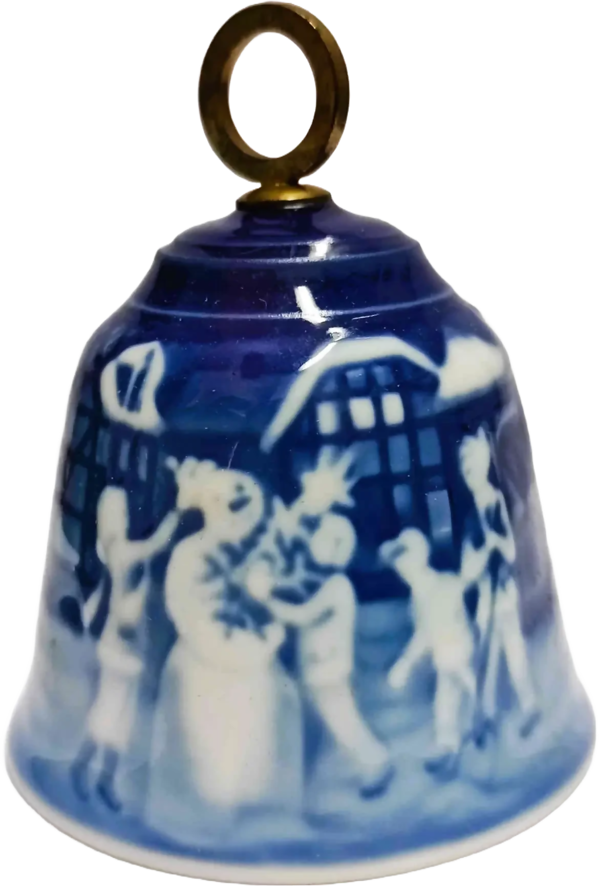 BG-JB-1987-campanella-natale-christma-bell-bing-grondahl-snowmans-christmas-eve-front