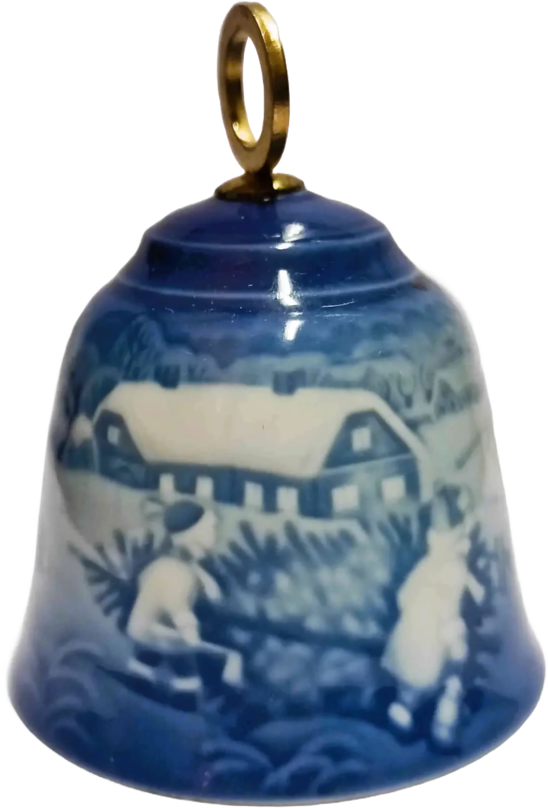 BG-JB-1982-campanella-natale-christmas-bell-bing-grondahl-the christmas tree-front