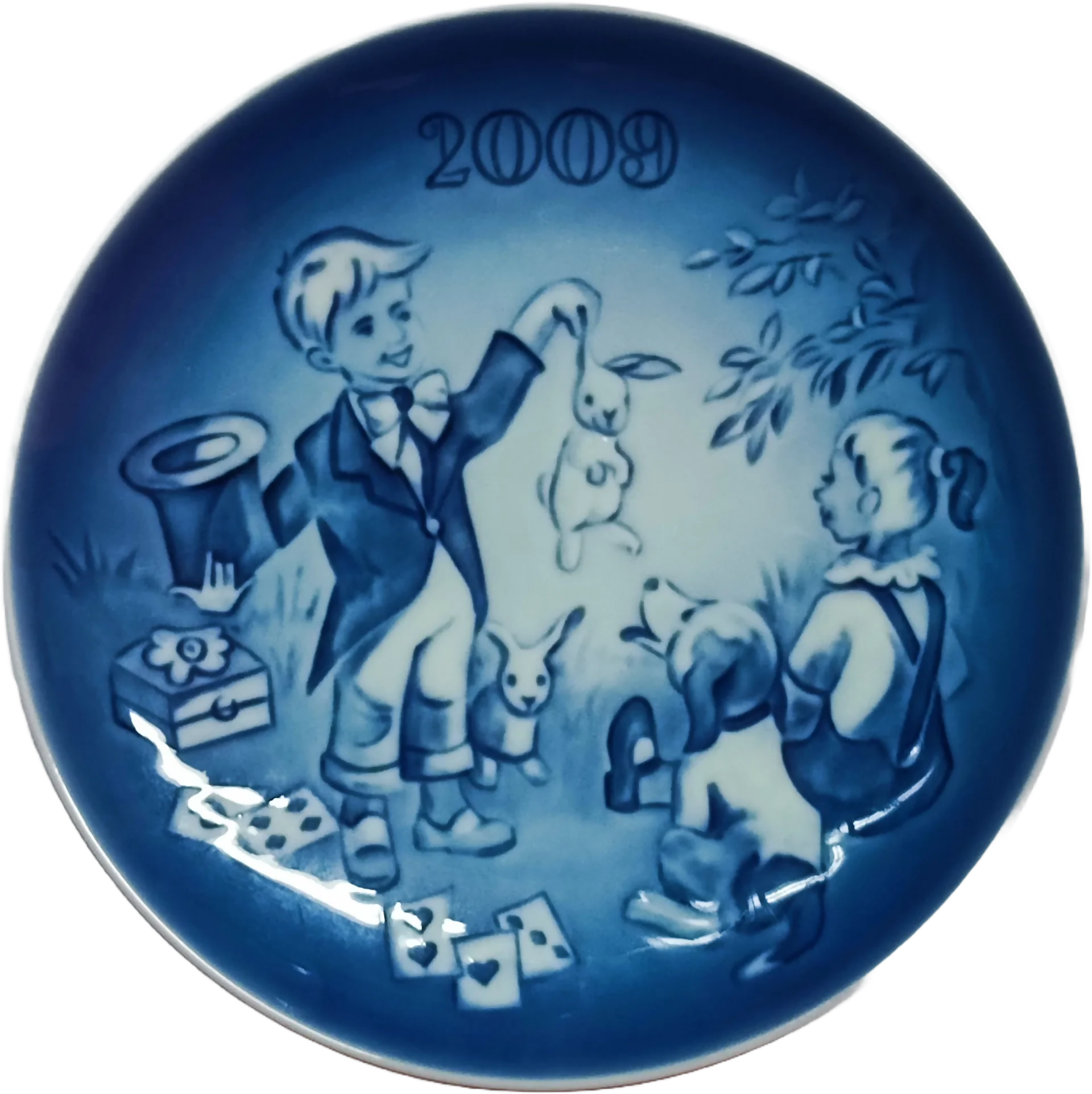 BG-CHI-2009-piatto-bing-grondahl-childrens-day-plate-the-little-magician-front